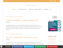 Tablet Screenshot of adimadimyemektarifi.com